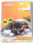 Drogowa mapa Polski-dla produktów Garmin,nawigacja na CD.