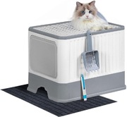 Składana, zamknięta kuweta dla dużego kota LB81400G