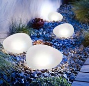 Lampa Solarna LED Ogrodowa Kamień Solarny Do Ogrodu Na Taras Zewnętrzna