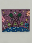 Psychedelic Street Art grafitti obraz płótno above_love_art