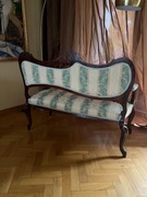 Komplet - 4 stylowe krzesła i kanapa