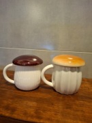 TRZY KUBKI GRZYBY GRZYBKI POKRYWKA jak HOME&YOU