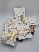 Elegancki ExplodingBox pamiątka Komunia Święta dziewczynki/chłopca ZŁOTO