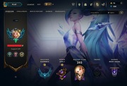 Konto LOL League of legends EUW Platyna 4 172 Postacie 59 Skinów 259 LVL