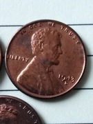 Lot monet 1 cent usa Lincoln stal pokryta miedzia