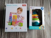 Zestaw Smily piramidka, Smiki My 1st Stacking Blocks, jak nowe