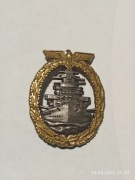 Odznaka Floty Dalekomorskiej Kriegsmarine - kopia  III Rzesza Niemcy 