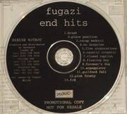 Fugazi – End Hits CD  hc/punk, indie alternative art rock US