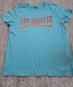 Koszulka t-shirt turkusowa XS