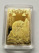 KOLEKCJONERSKA  SZTABKA z TYGRYSEM 