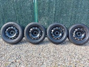 Komplet kół zimowych do Skody Fabii – felgi stalowe + opony + kołpaki