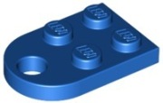 LEGO 3176 Blue, Mod 2x3 with Hole płytka 2 SZTUKI