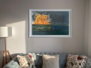 Obraz "Płonący dom" 