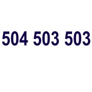 Złoty Numer 504 503 503