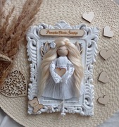 Pamiątka chrztu anioł 