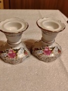 Świeczniki porcelanowe Chodzież - 2 sztuki