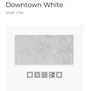 Płytka Gresowa Podłoga/Ściana Dowtown White 30X60
