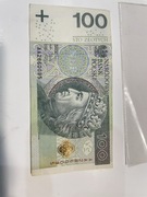 100 zł seria AA  z 5 stycznia 2012 roku 