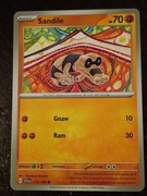 Sandile 115/198 Karta POKEMON TCG Scarlet & Violet Base set Ziemia