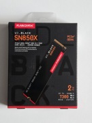 Nowy dysk SSD WD Black SN850X 2TB M.2 2280 PCI-E x4 Gen4 NVMe