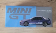 Mini gt Top Secret Nissan Skyline GT-R Metallic Blue
