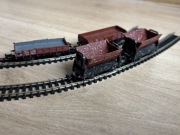 Trix zestaw 4 wagony 1:160 N skala lub h0e makieta diorama kolejka
