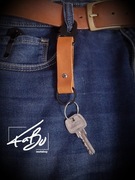 Brelok skórzany | Karabińczyk | personalizacja grawerem | walentynki 