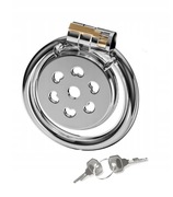 Klatka na penisa Płaski Stalowy pas cnoty Chastity Flat Cage oring 45mm