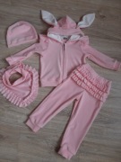 Komplet z weluru rozm 98