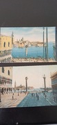 Dwie stare pocztówki z Wenecji