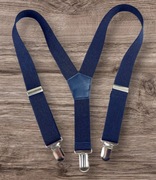 Szelki chłopięce Cool Club – granatowe, rozmiar S, stan bardzo dobry