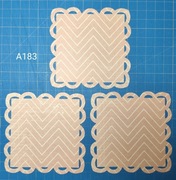 SCRAPKI KRAKÓW kwadratowe serwetki 3 szt. (A183)