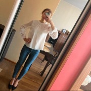 Biała koszula elegancka Stradivarius S