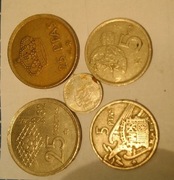 Hiszpania zestaw monety