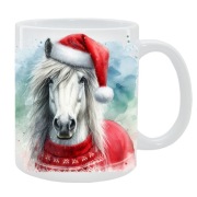 KUBEK Z KONIEM NA ŚWIĘTA, PREZENT, PERSONALIZOWANY, 24HWYS