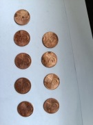 Monety 1 cent USA różne roczniki