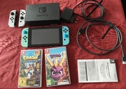 Nintendo Switch v1+ kontrolery i gry