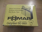Fomar nowe klocki hamulcowe przednie Fiat 124 125