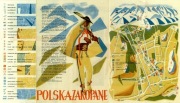 Stara mapa folder Zakopane 1925r   70x40cm