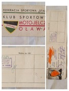 Karta członkowska Moto Jelcz Oława 1983rok Klub sportowy 