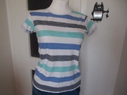 Bluzka T-shirt damski George paski rozmiar S