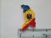 Magnes na lodówkę - 93g. MOŁDAWIA Mapa