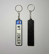 Brelok Tablica Rejestracyjna Personalizowany Własny napis Polska