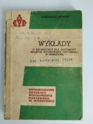 WYKLADY O REHABILITACJI DLA SLUCHACZY AWF ROK 1969  ALEKSANDER NAUMAN