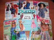 Burda Vintage Cudowne lata 50. + Szycie, Moda na szycie, wykroje krawiectwo