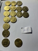 Monety 2 zł z 2005 roku 17 sztuk
