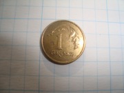 Polska moneta 1 gr grosz 1991 