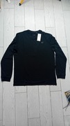 Nowy! Longsleeve 4F męski XL czarny z małym czarnym logo 