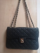 Torebka listonoszka damska czarna 