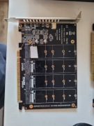 Pci-e to nvme adapter 4 dysków,  4xnvme  , 16x to 4x4x4x4